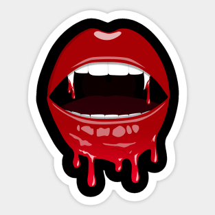 Vamp Lips Sticker